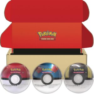 Lote de latas Poké Ball de JCC Pokémon: Poké, Super y Ultra